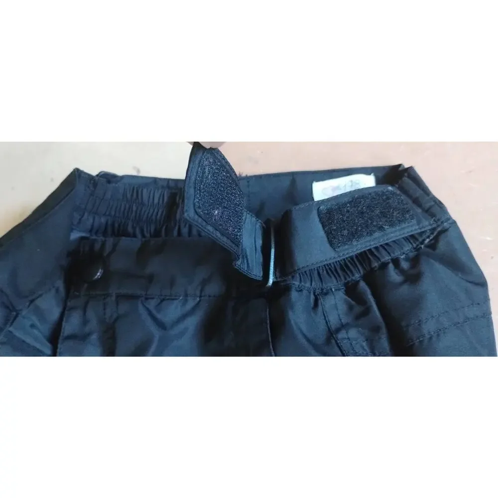 The Children's Place Kids Girl/Boy Snow Pants Black with Snap Size 5